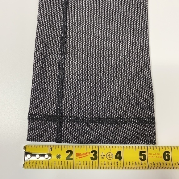 Lululemon Skinny Will Pant Pique Black White Size 4 - Picture 5 of 12